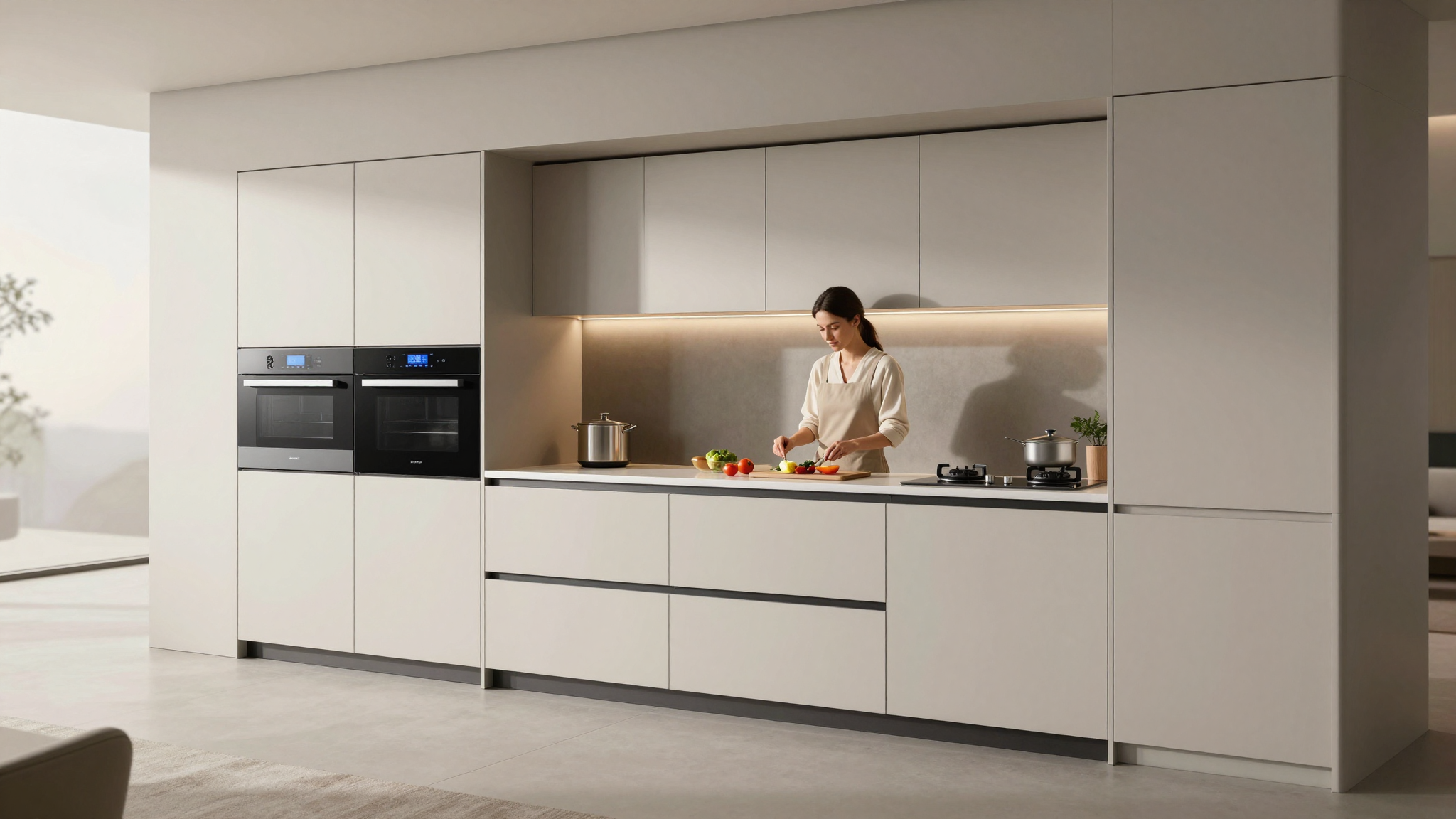 좁은 공간도 넓게 쓰는 미래형 스마트 키친 디자인: 공간 디자이너가 직접 설계한 5가지 혁신적인 아이디어