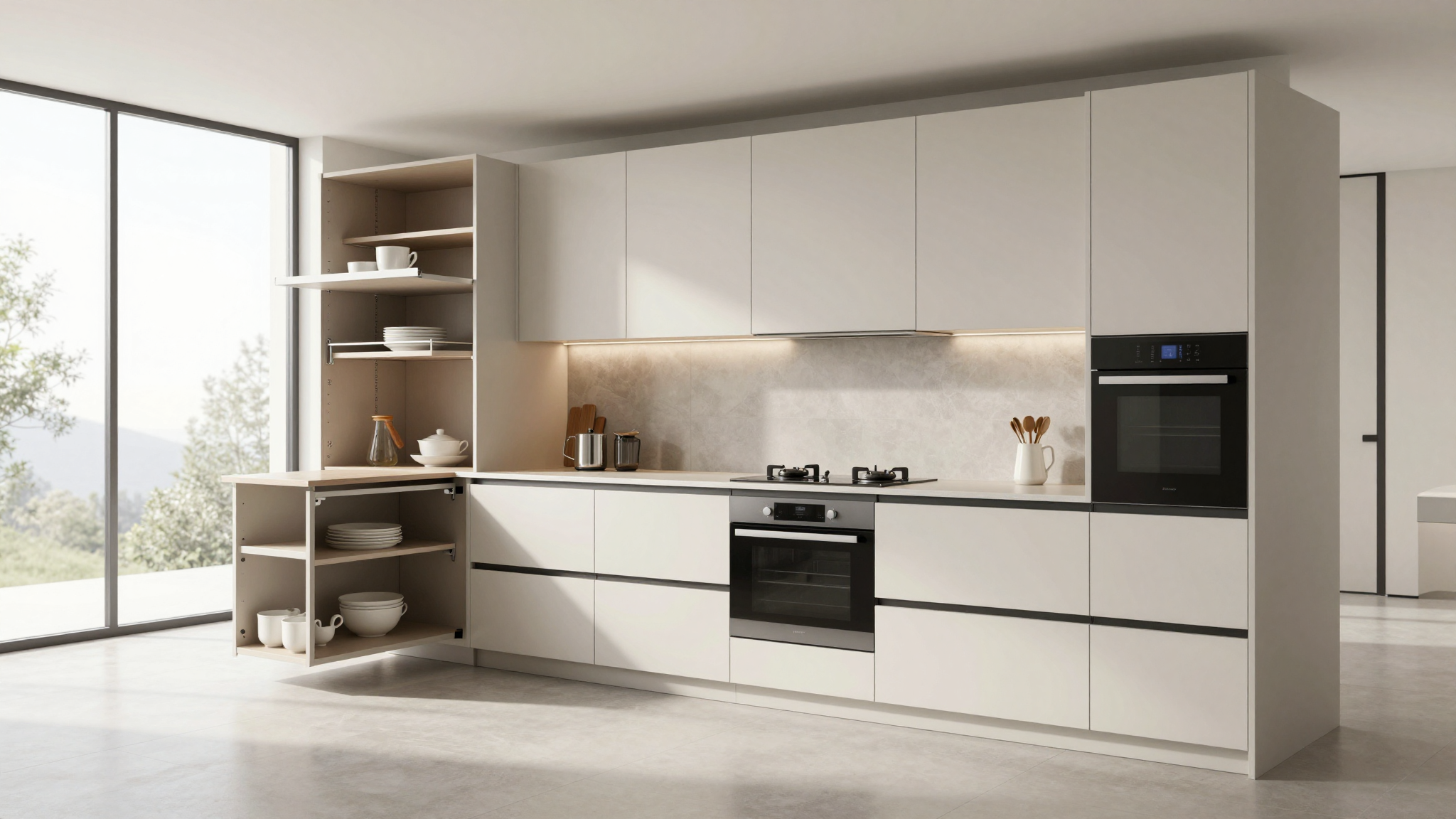 2026년, 공간 디자이너가 제안하는 미래형 스마트 키친: 효율적인 수납과 동선으로 완성하는 꿈의 주방