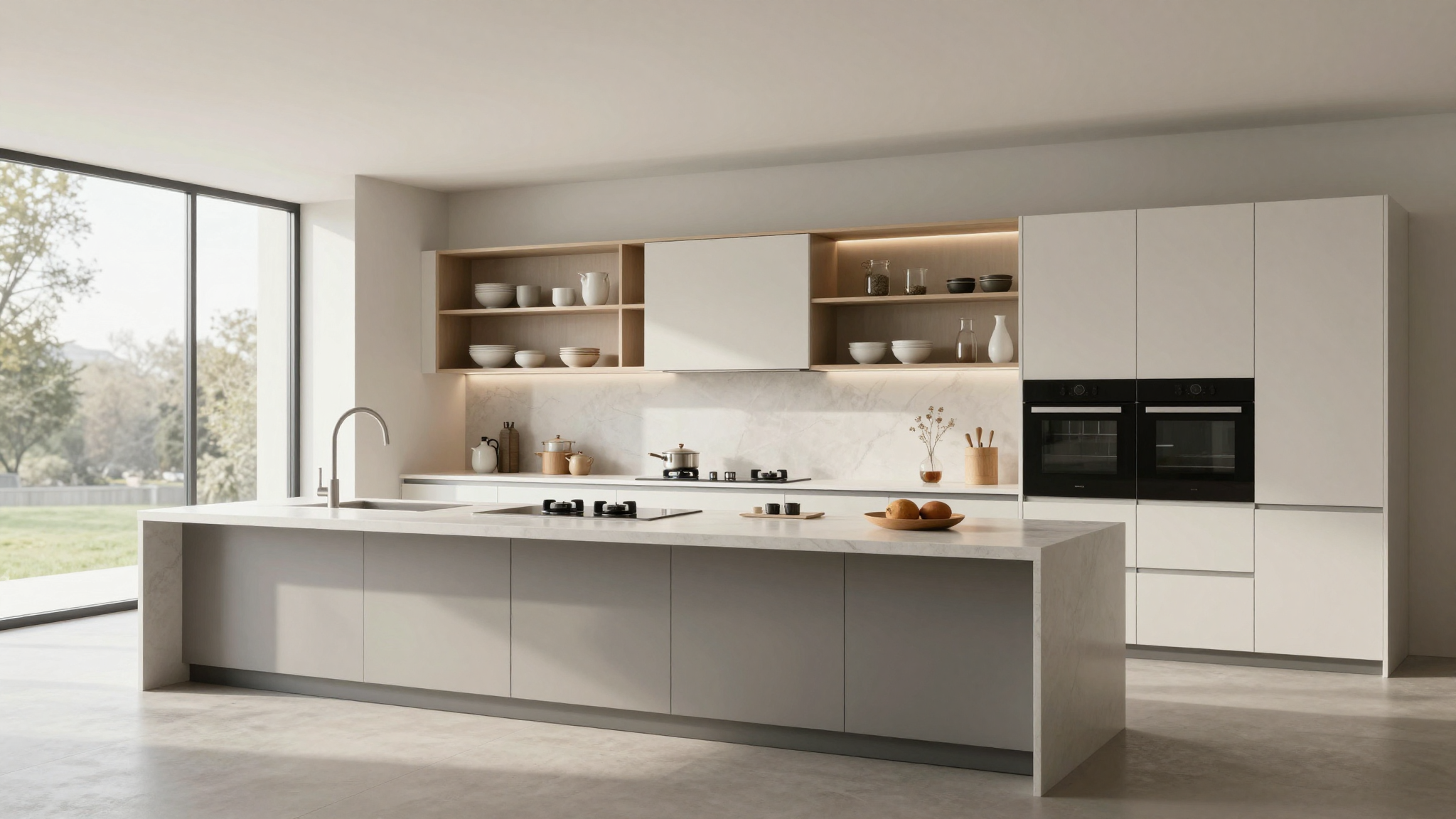 2026년 주방, 공간 디자이너가 제안하는 키친테리어 트렌드: 효율적인 수납과 개방감을 극대화하는 디자인 인사이트