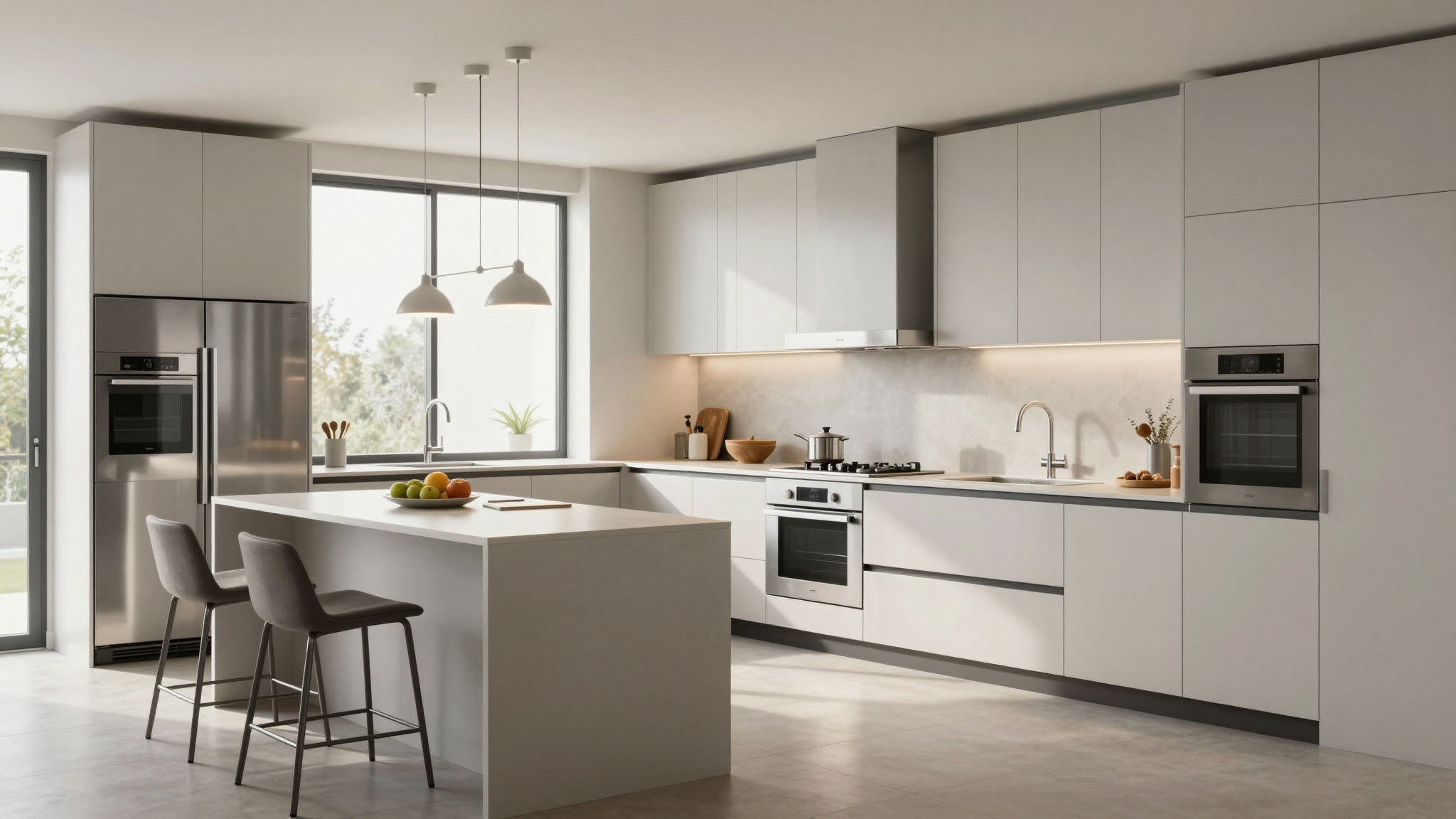 2026년 주방, 공간 디자이너가 제안하는 키친테리어 트렌드: 효율적인 수납과 개방감을 극대화하는 디자인 인사이트