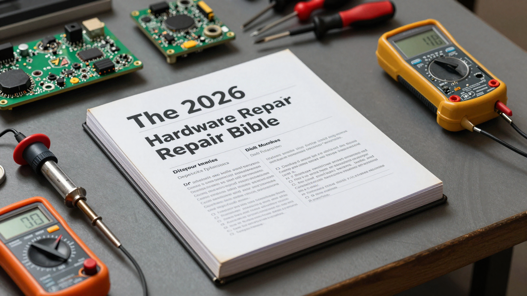 The 2026 Hardware Repair Bible: Troubleshooting, Upgrading, and Extending the Life of Your Tech