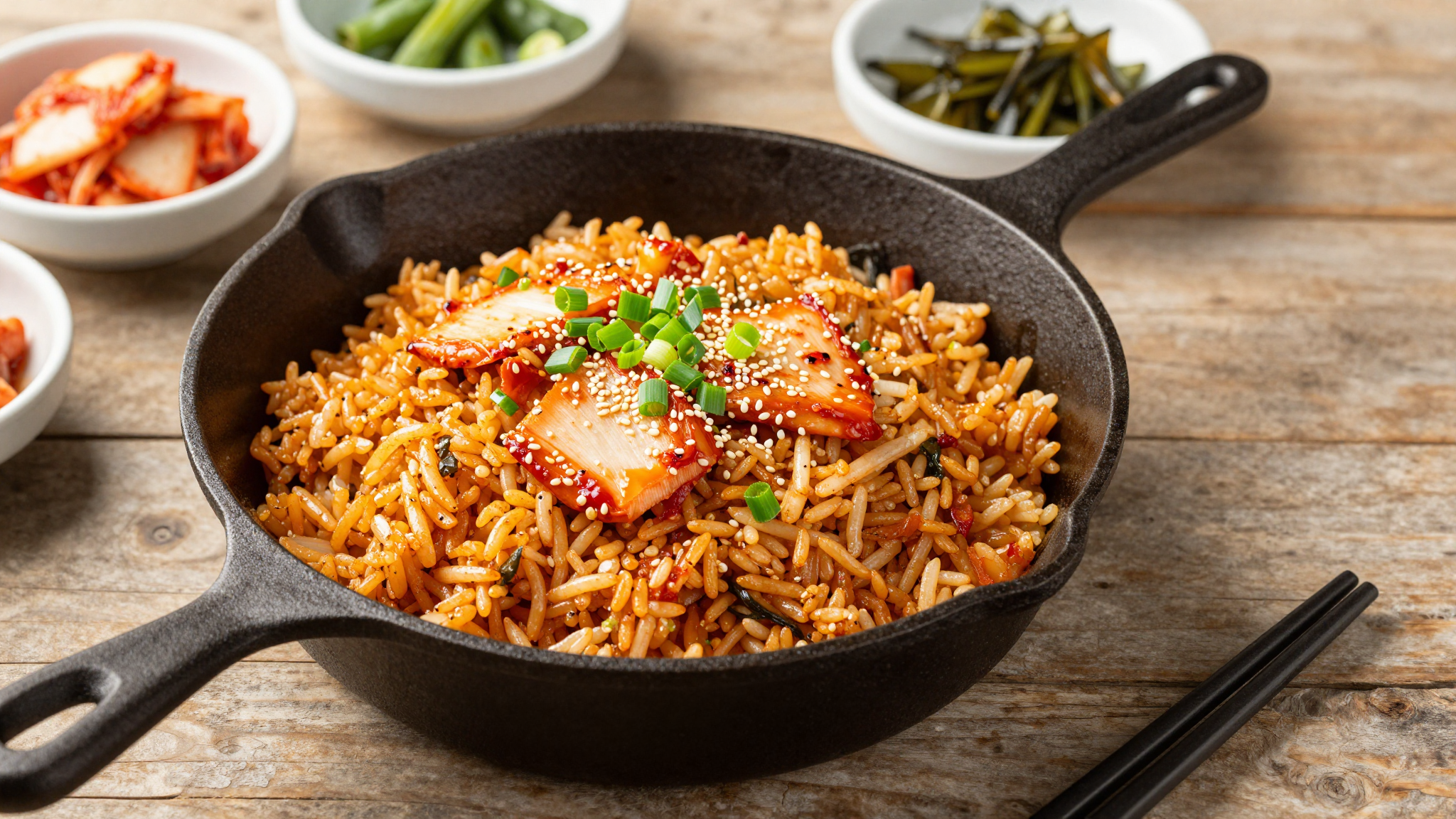 김치볶음밥, 이젠 볶지 마세요! 2026년 최신 트렌드, 오븐으로 굽는 김치볶음밥 레시피 공개